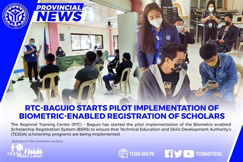 TESDA introduces biometric registration for trainers, scholars.